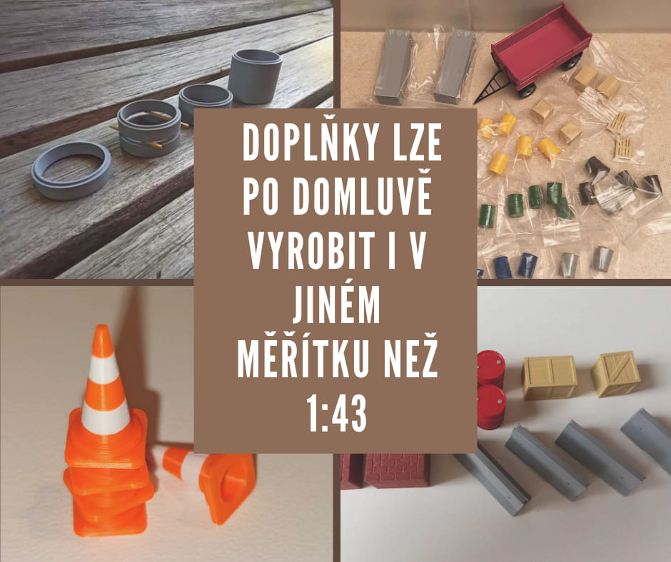 Doplňky v jiných měřítkach
