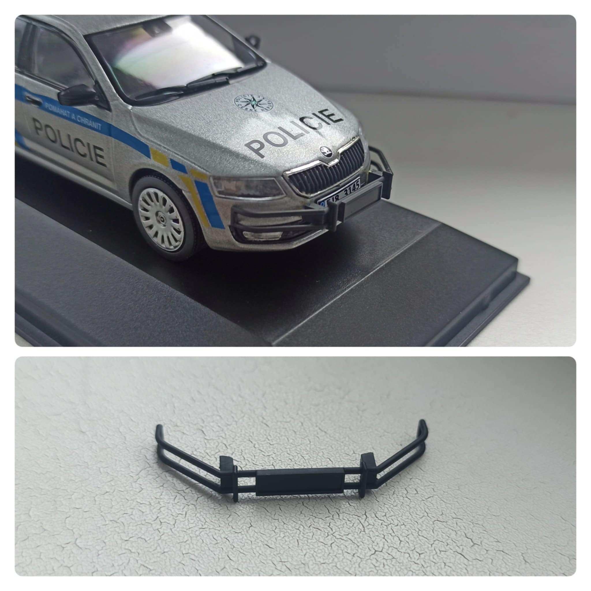 Přední rám Škoda Octavia policie 1:43