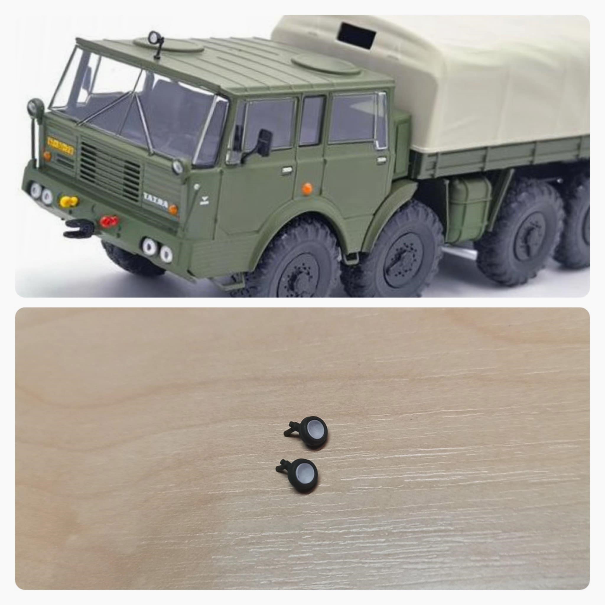 Přídavná světla T813 8x8 Kolos 1:43