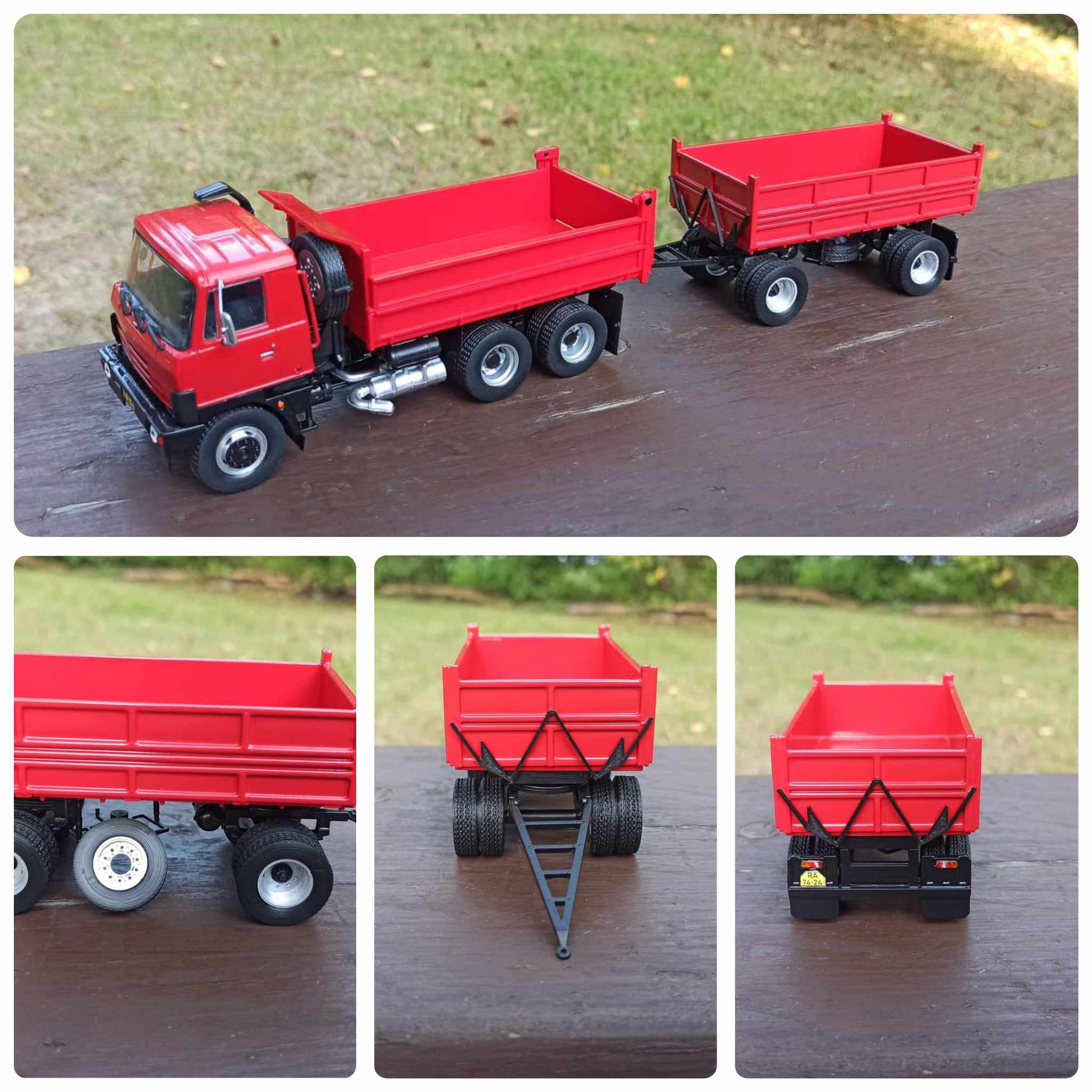 Tatra vlek 815 dvojmontáž 1:43
